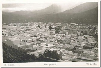 Vista general de Tetuan en otra época