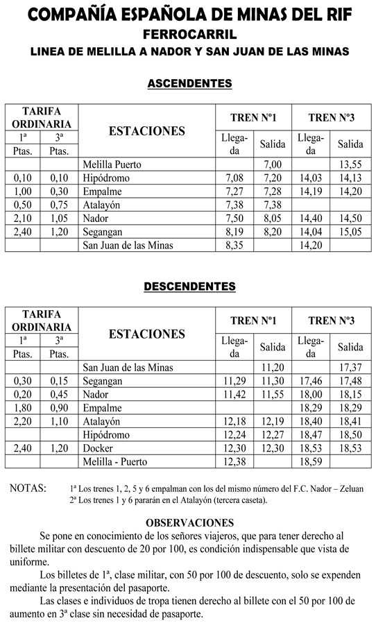 COMPAÑÍA ESPAÑOLA DE MINAS DEL RIF