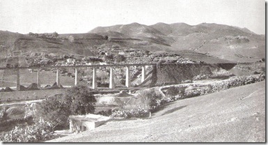 Panoramica de la Mina Navarrete y viaducto, foto Semanario La Esfera año 1916